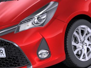 Toyota Yaris SE Hatchback 5-door 2016 vray Model 3D