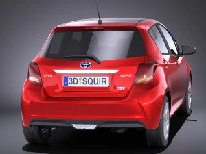Toyota Yaris SE Hatchback 5-door 2016 vray 3D Model