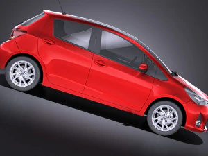 Toyota Yaris SE Hatchback 5-door 2016 vray 3D Model