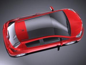 Toyota Yaris SE Hatchback 5-door 2016 vray Model 3D