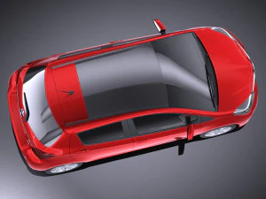 Toyota Yaris SE Hatchback 5-door 2016 vray 3D Model