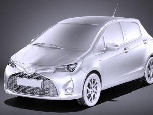 Toyota Yaris SE Hatchback 5-door 2016 vray Model 3D