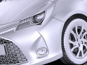 Toyota Yaris SE Hatchback 5-door 2016 vray Model 3D