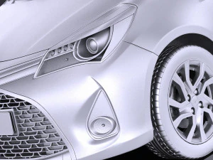 Toyota Yaris SE Hatchback 5-door 2016 vray 3D Model