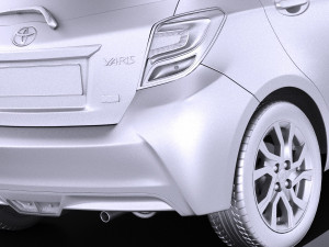 Toyota Yaris SE Hatchback 5-door 2016 vray Model 3D