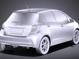 Toyota Yaris SE Hatchback 5-door 2016 vray 3D Model
