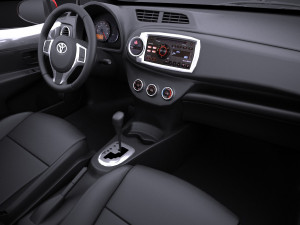 Toyota Yaris SE Hatchback 5-door 2016 vray Model 3D