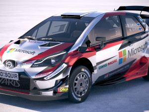 Toyota Yaris WRC 2018 3D Model