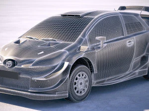 Toyota Yaris WRC 2018 3D Model
