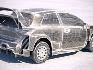Toyota Yaris WRC 2018 3D Model