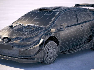 Toyota Yaris WRC 2018 3D Model
