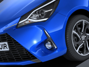 Toyota Yaris Hybrid 2017 3D Модель