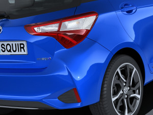 Toyota Yaris Hybrid 2017 3D Модель