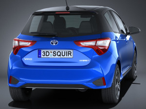 Toyota Yaris Hybrid 2017 3D Модель