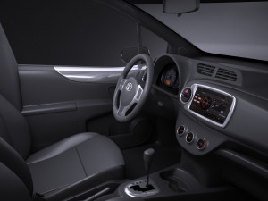 Toyota Yaris Hybrid 2017 3D Модель