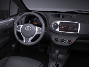 Toyota Yaris Hybrid 2017 3D Модель