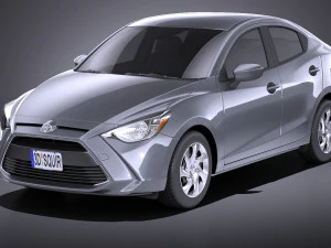 टोयोटा यारिस सेडान 2017 वेरे 3D मॉडल