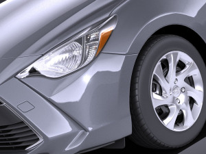 Toyota Yaris Sedan 2017 vray Modelo 3D