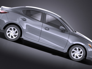 Toyota Yaris Sedan 2017 vray Modelo 3D