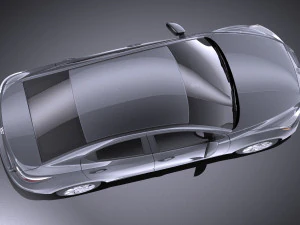 Toyota Yaris Sedan 2017 vray 3D Model