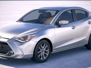 Toyota Yaris Sedan 2019 3Dモデル