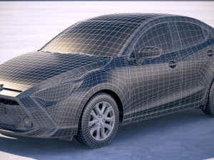 Toyota Yaris Sedan 2019 Modelo 3D