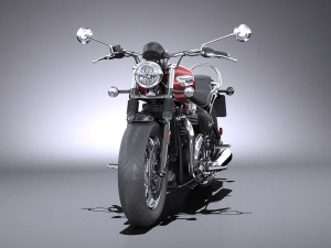 Triumph Bonneville Speedmaster 2018 Modello 3D