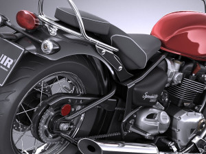Triumph Bonneville Speedmaster 2018 Modello 3D