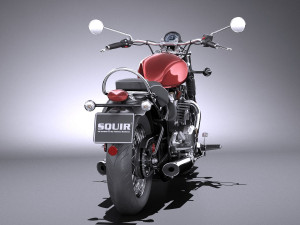 Triumph Bonneville Speedmaster 2018 Modello 3D
