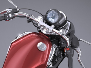 Triumph Bonneville Speedmaster 2018 Modello 3D