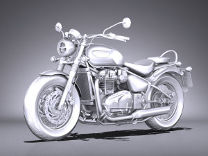 Triumph Bonneville Speedmaster 2018 Modello 3D