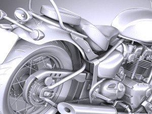 Triumph Bonneville Speedmaster 2018 Modello 3D