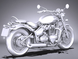 Triumph Bonneville Speedmaster 2018 Modello 3D