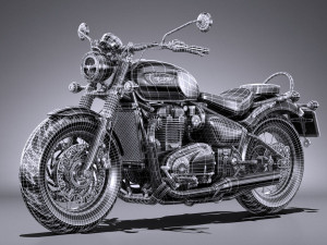 Triumph Bonneville Speedmaster 2018 Modello 3D