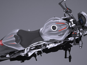Triumph Street Triple 765 RS 2017 3D Model