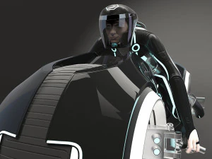 Tron Bike - Light Cycle 3D Model