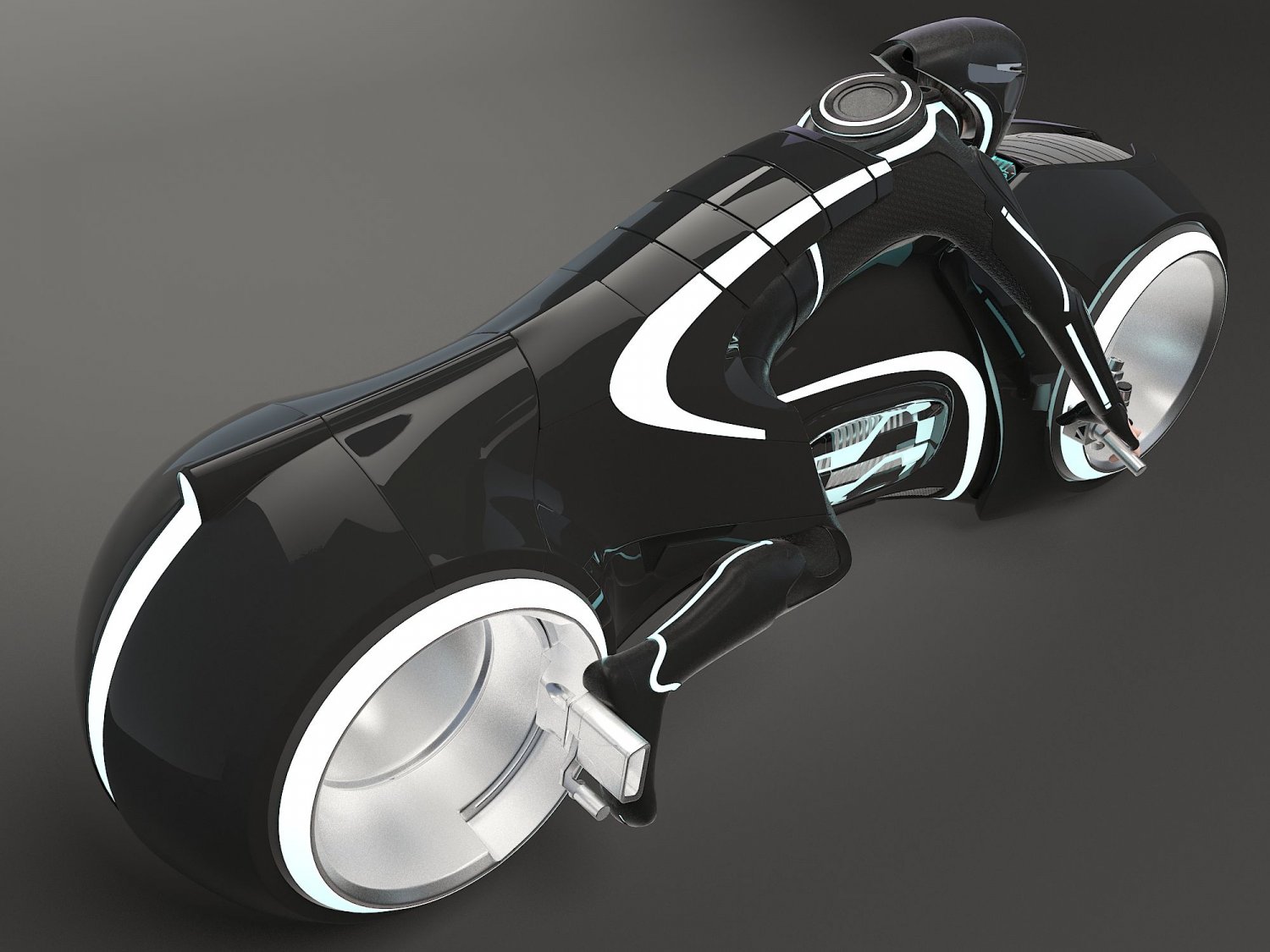 Tron Bike Light Cycle 3D Model in Motorcycle 3DExport