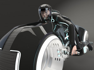Tron Bike - Light Cycle Model 3D