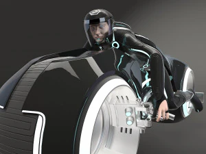 Tron Bike - Light Cycle 3D Model