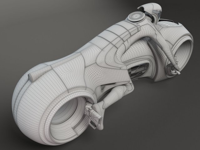 tron bike light cycle 3D in 3DExport
