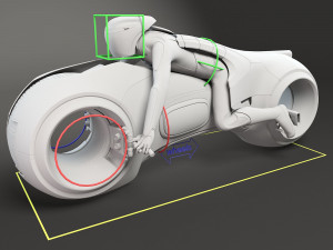 Tron Bike - Light Cycle Model 3D