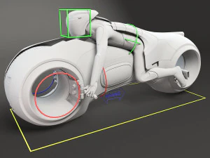 Tron Bike - Light Cycle 3D Model