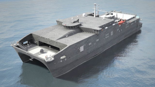 USNS Spearhead JHSV-1 3D 模型 .c4d .max .obj .3ds .fbx .stl .blend