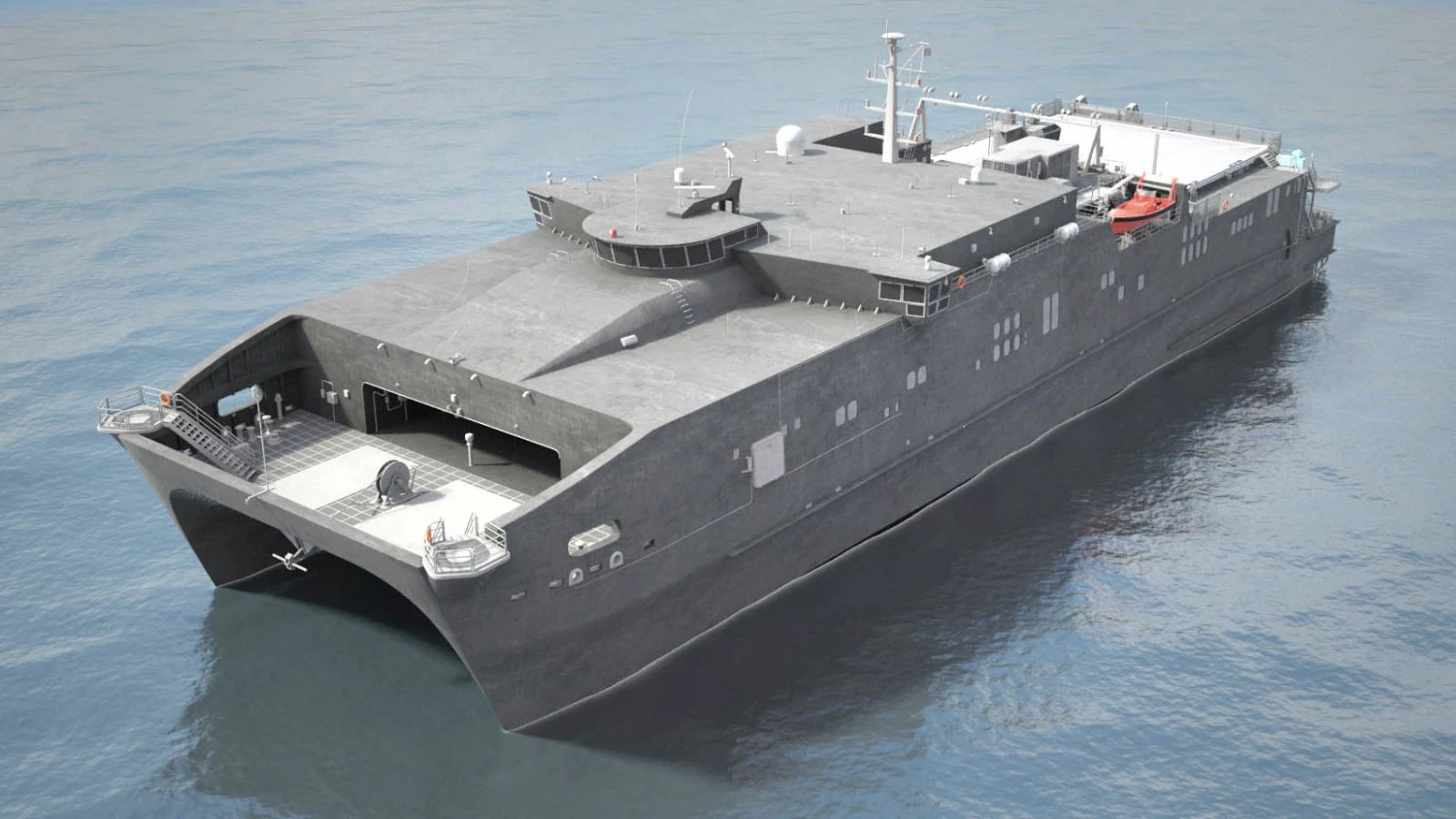 USNS Spearhead JHSV-1 3D Model .c4d .max .obj .3ds .fbx .stl .blend 