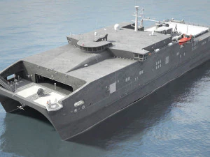 Punta di lancia dell'USNS JHSV-1 Modello 3D