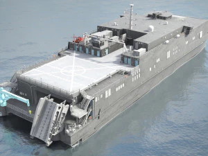 USNS Spearhead JHSV-1 3D Model