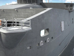 USNS Spearhead JHSV-1 3D Model