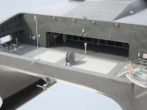 USNS Spearhead JHSV-1 3D Model