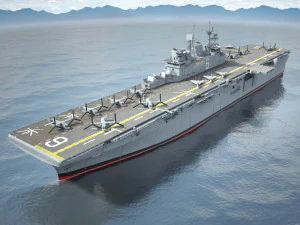 Portaerei USS America LHA-6 Modello 3D