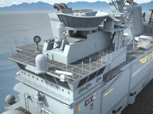 USS America LHA-6 Carrier 3D Model